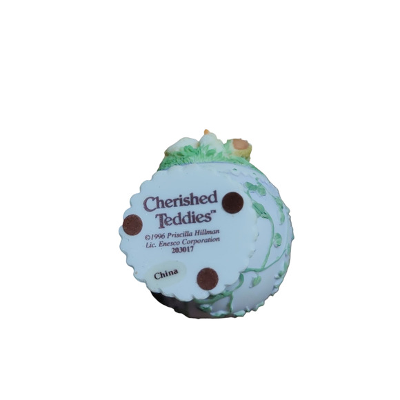 1996 Cherished Teddies #203017 Girls with Chicks - Picture 4 of 4